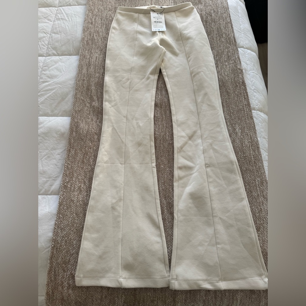 Zara Off-White Trousers